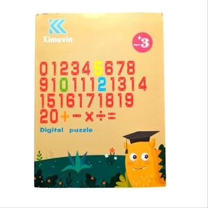Kimuvin Colorful Digital Puzzle for Kids Adding, Substrating etc Age 3+